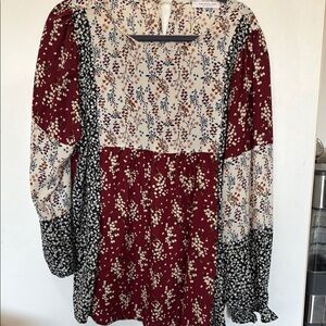 Floral Patchwork Blouse